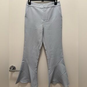 Stylish Blue Flared Pants